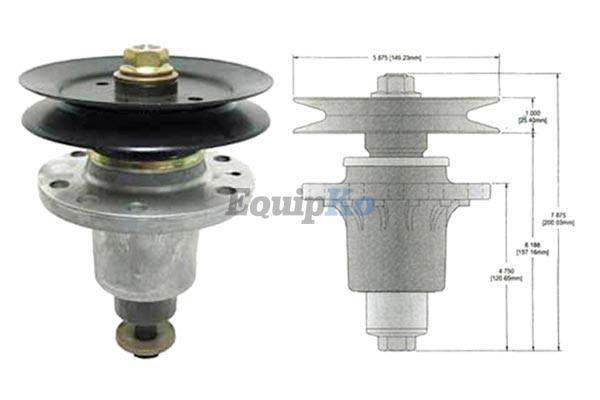 Spindle Assembly with hardware