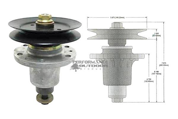 Spindle Assembly with hardware