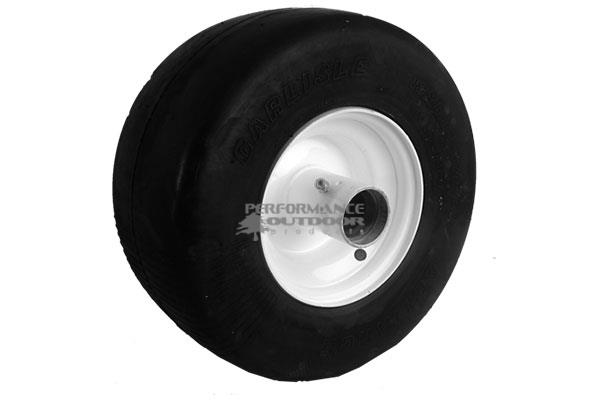 13x500x6 Solid Foam Flat Free Tire Wheel Assembly